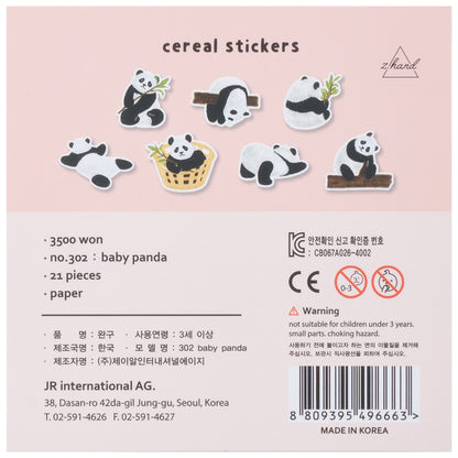 Suatelier - Cereal Stickers - Baby Panda