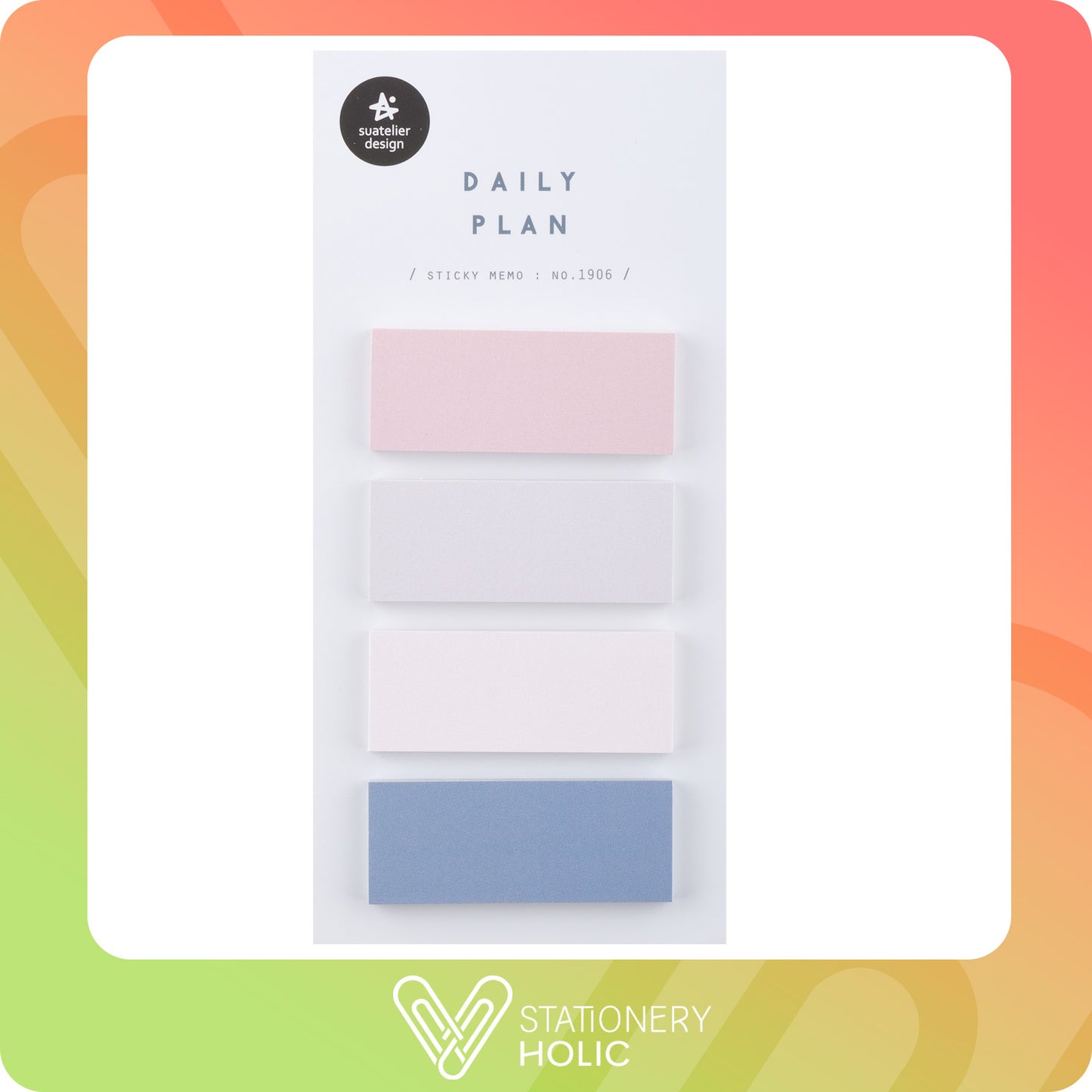 Suatelier - Sticky Notes - Daily Plan No. 1906