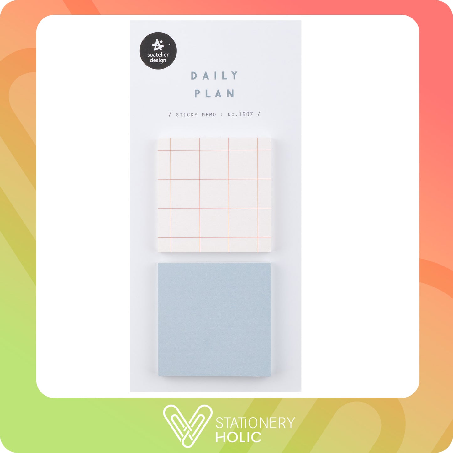 Suatelier - Sticky Notes - Daily Plan No. 1907
