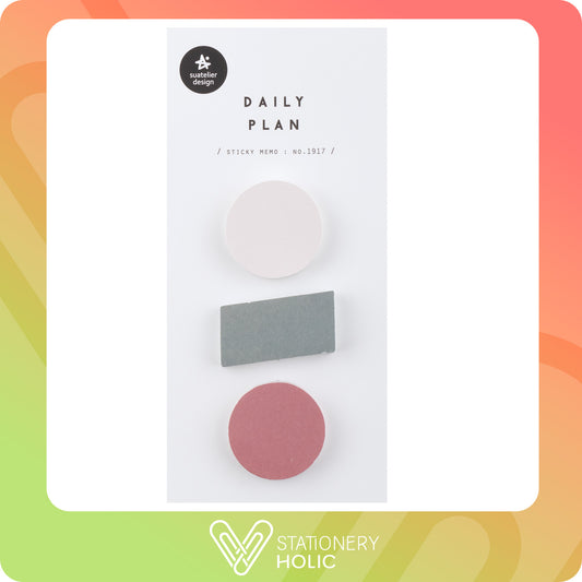 Suatelier - Sticky Notes - Daily Plan No. 1917