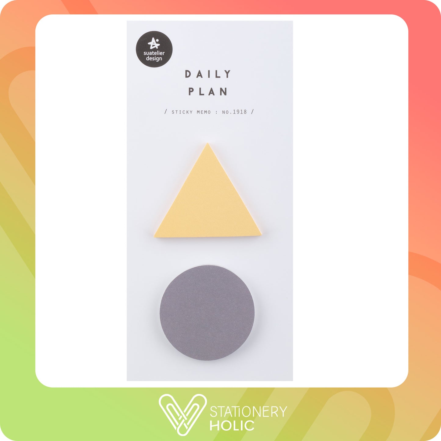 Suatelier - Sticky Notes - Daily Plan No. 1918