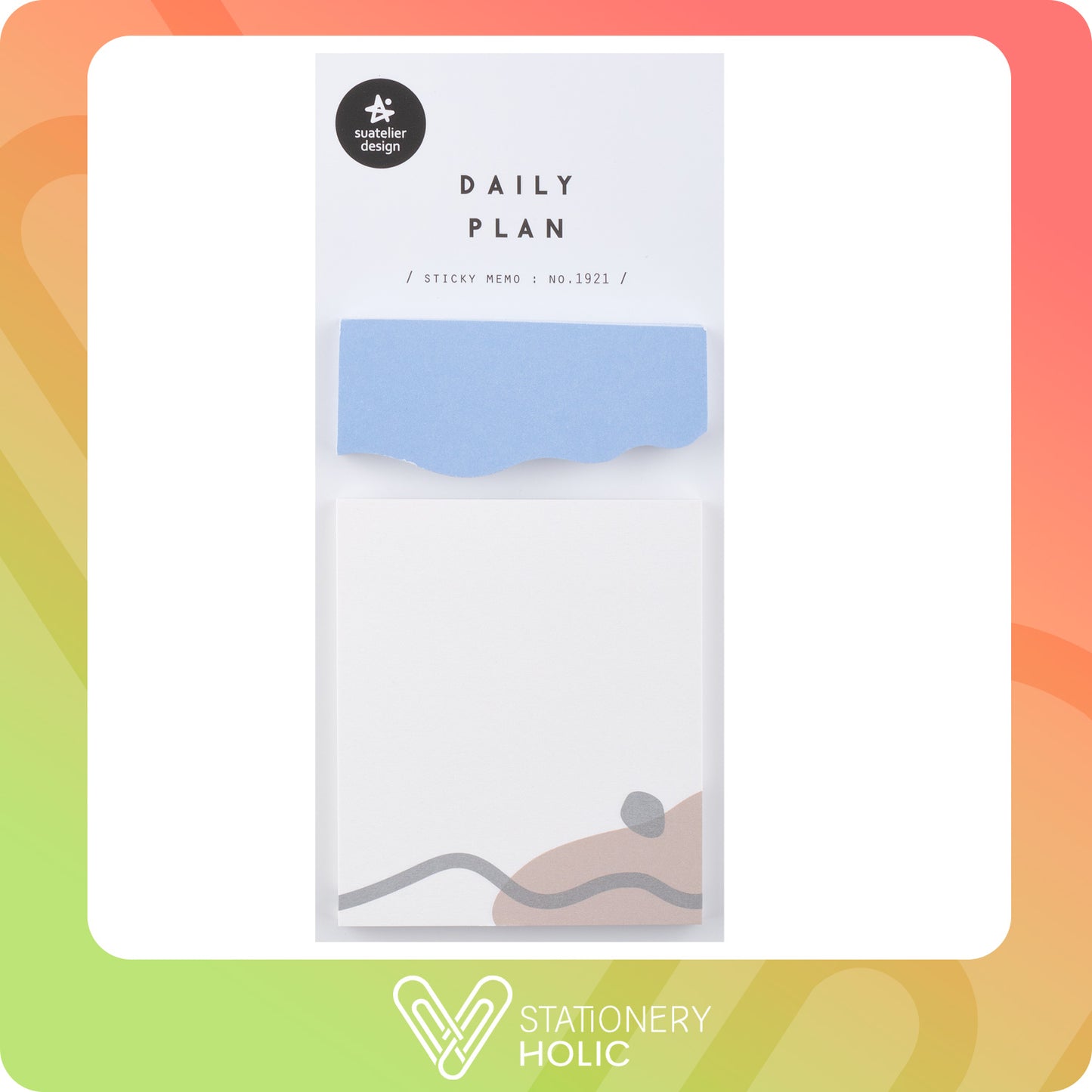 Suatelier - Sticky Notes - Daily Plan No. 1921