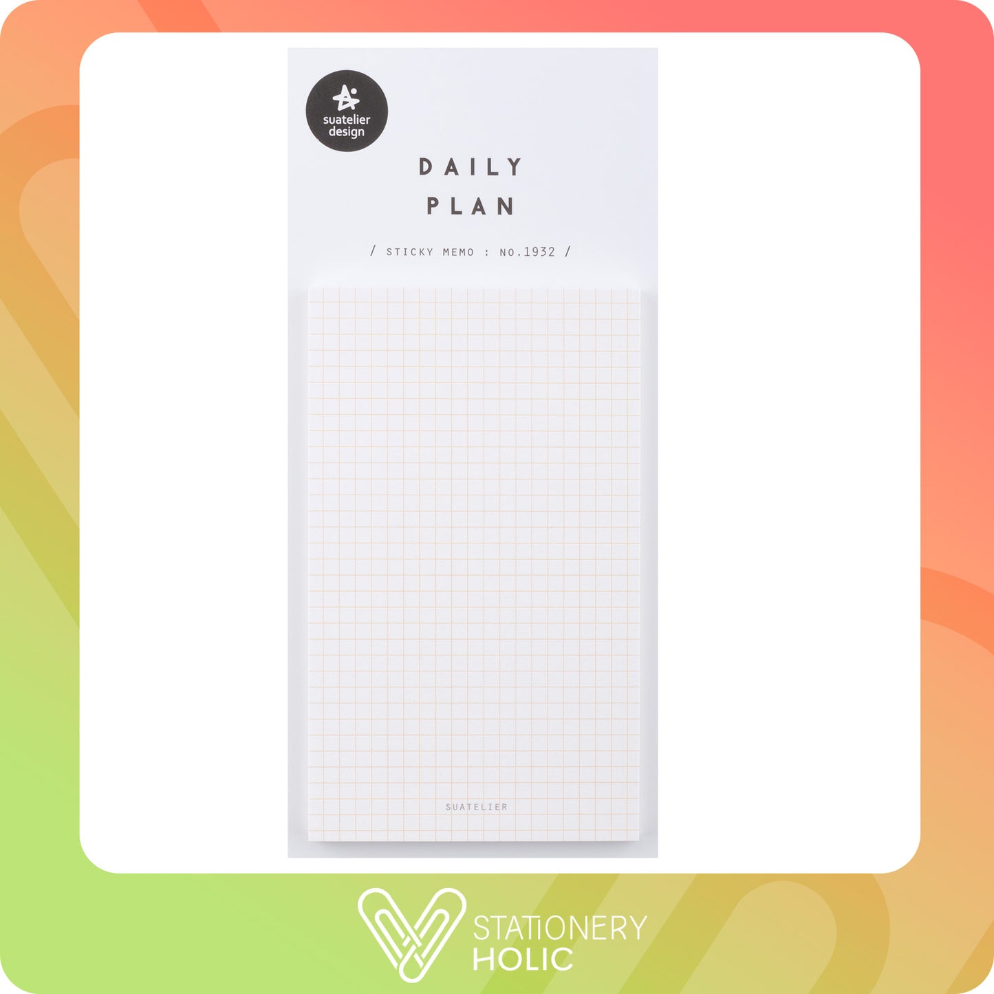 Suatelier - Sticky Notes - Daily Plan No. 1932