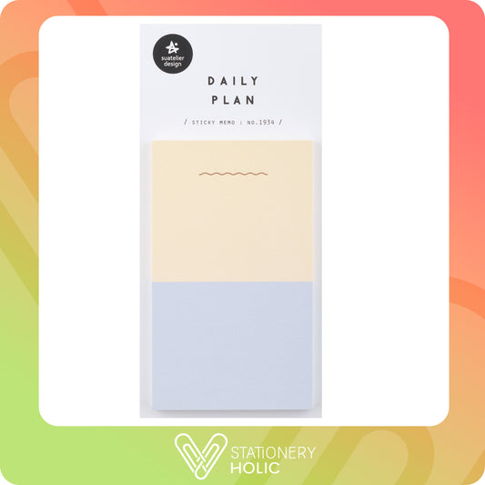 Suatelier - Sticky Notes - Daily Plan No. 1934