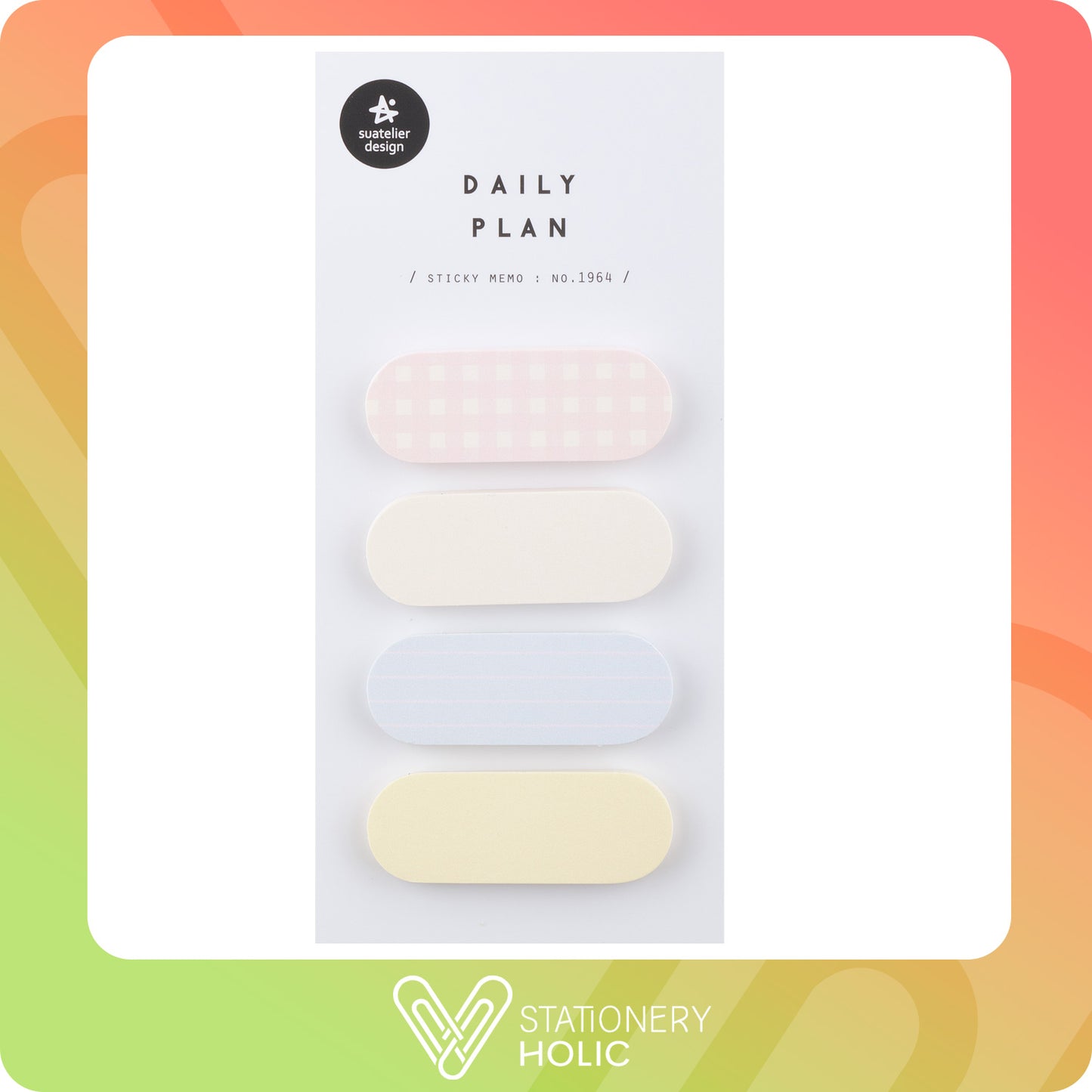 Suatelier - Sticky Notes - Daily Plan No. 1964