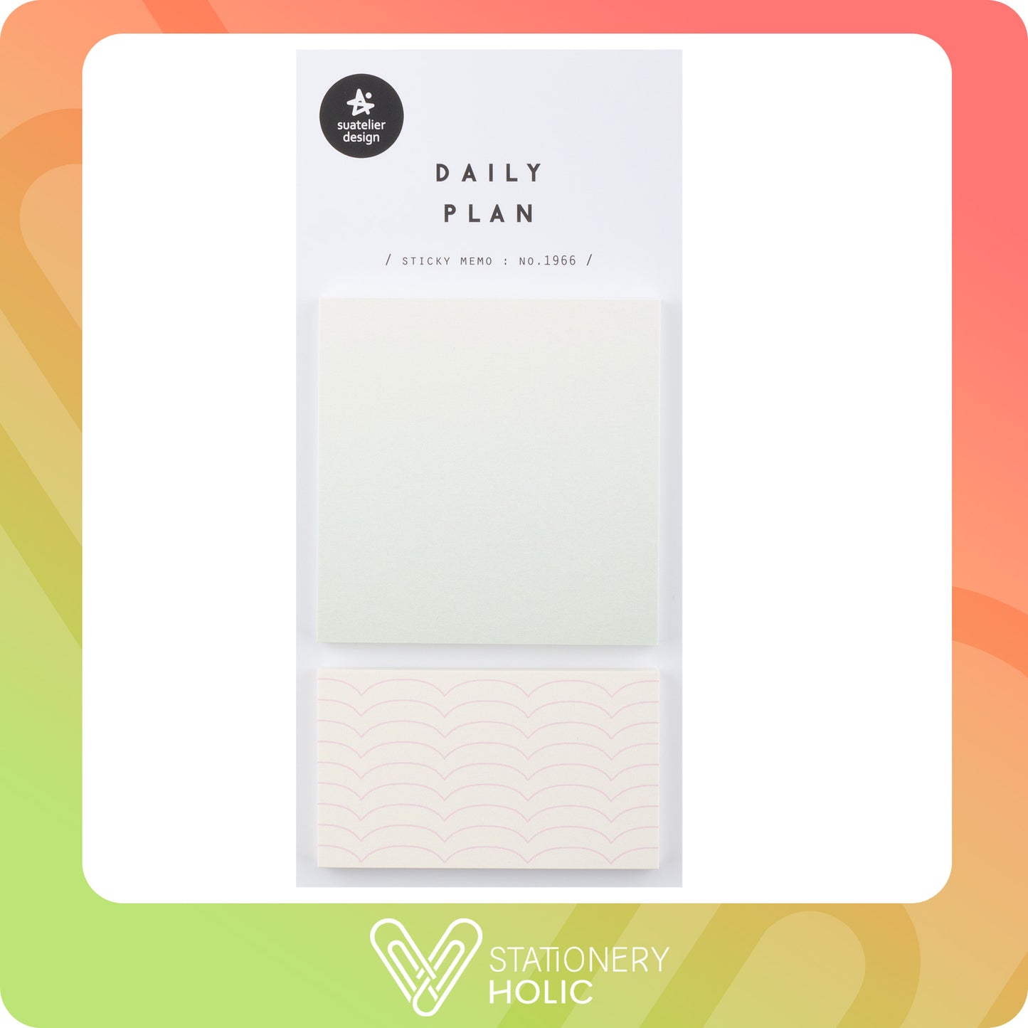 Suatelier - Sticky Notes - Daily Plan No. 1966