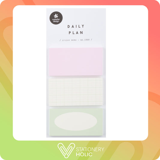 Suatelier - Sticky Notes - Daily Plan No. 1968