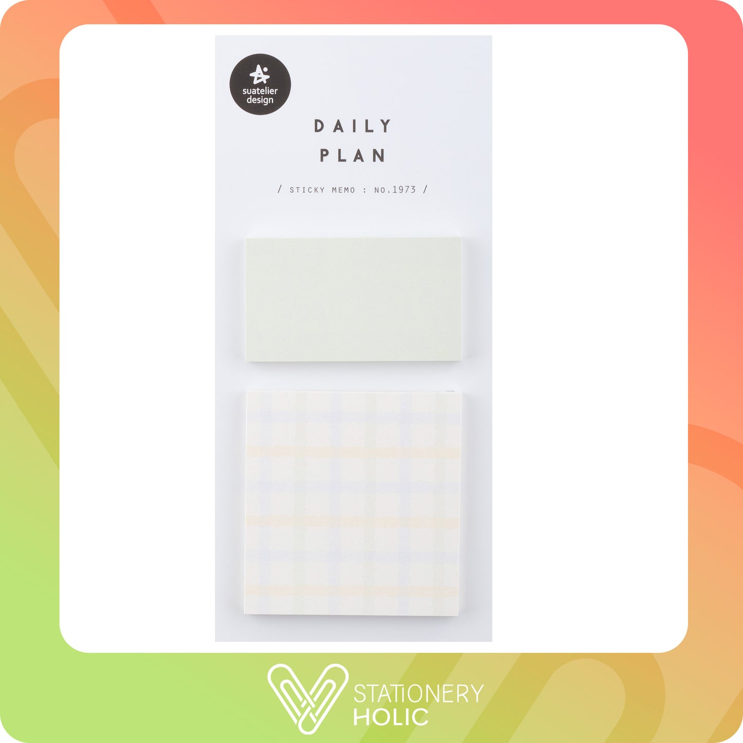 Suatelier - Sticky Notes - Daily Plan No. 1973
