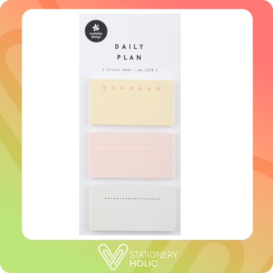 Suatelier - Sticky Notes - Daily Plan No. 1978