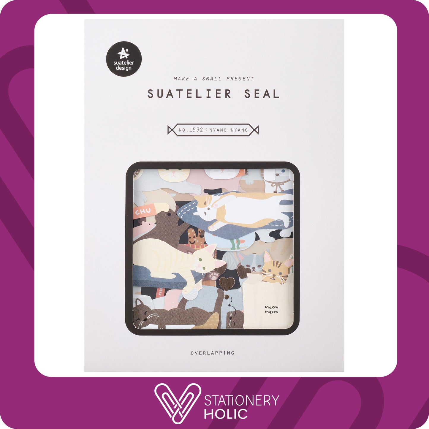 Suatelier - Stickers Seals - Nyang Nyang