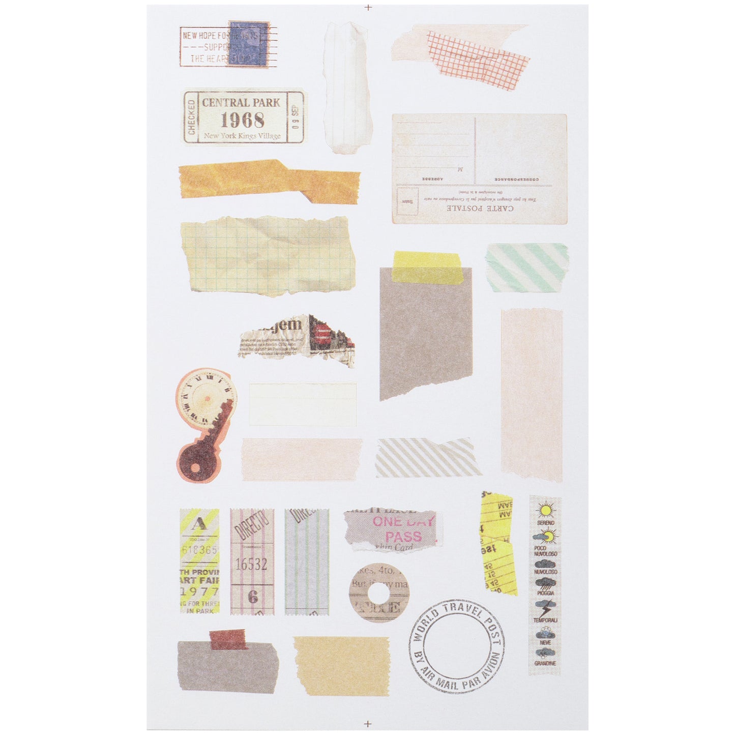 Suatelier - Stickers - Bon Voyage (2 hojas)