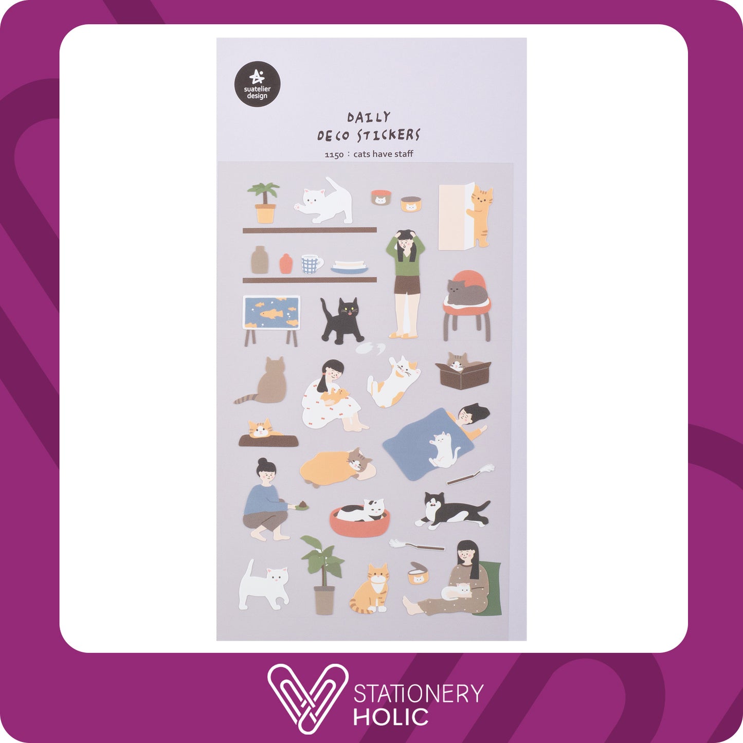 Suatelier - Stickers - Cats Have Staff