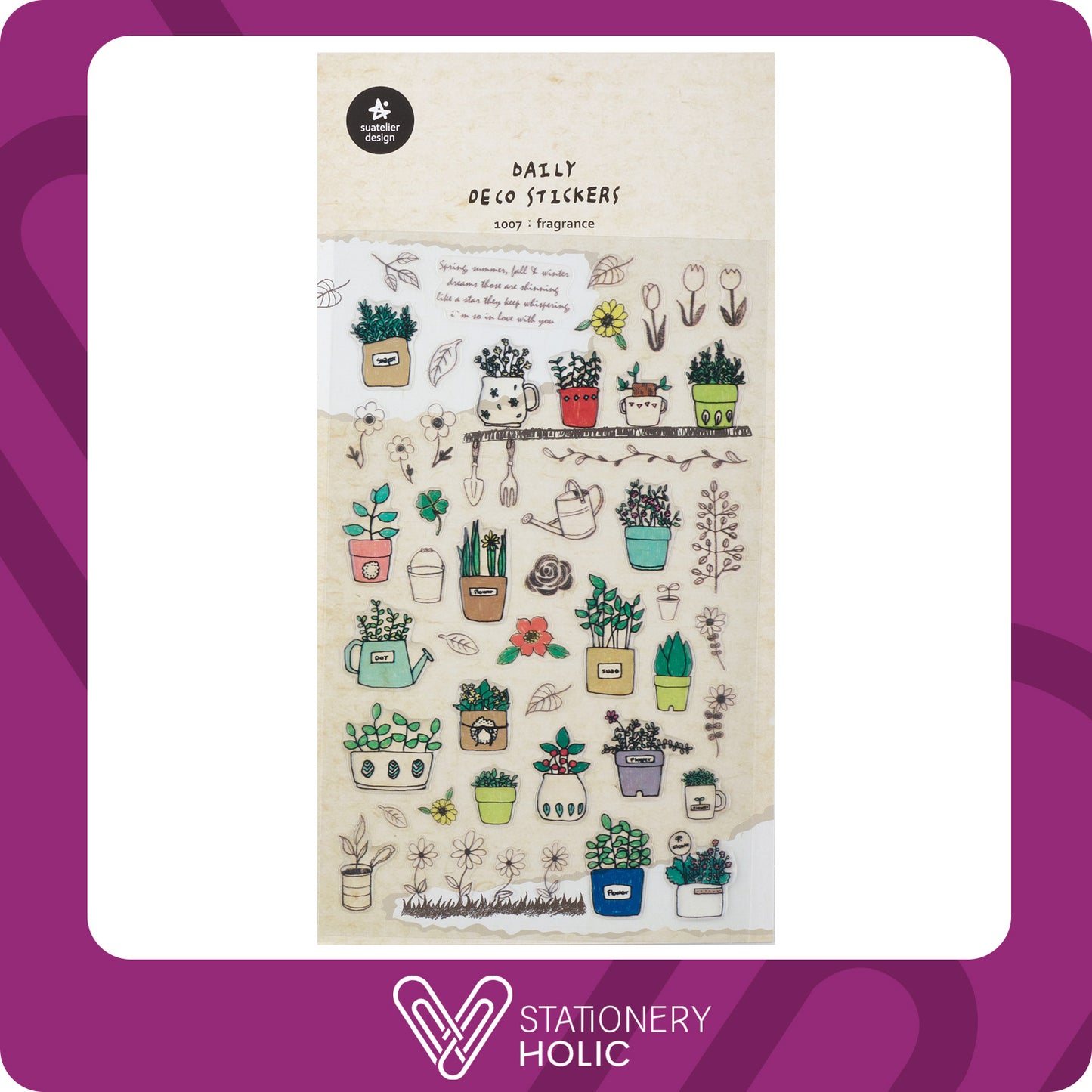 Suatelier - Stickers Enamel - Fragrance