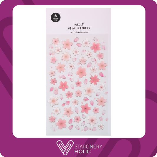 Suatelier - Stickers Enamel - Love Blossom