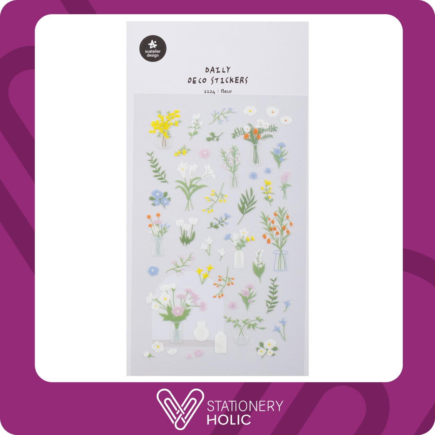 Suatelier - Stickers - Fleur