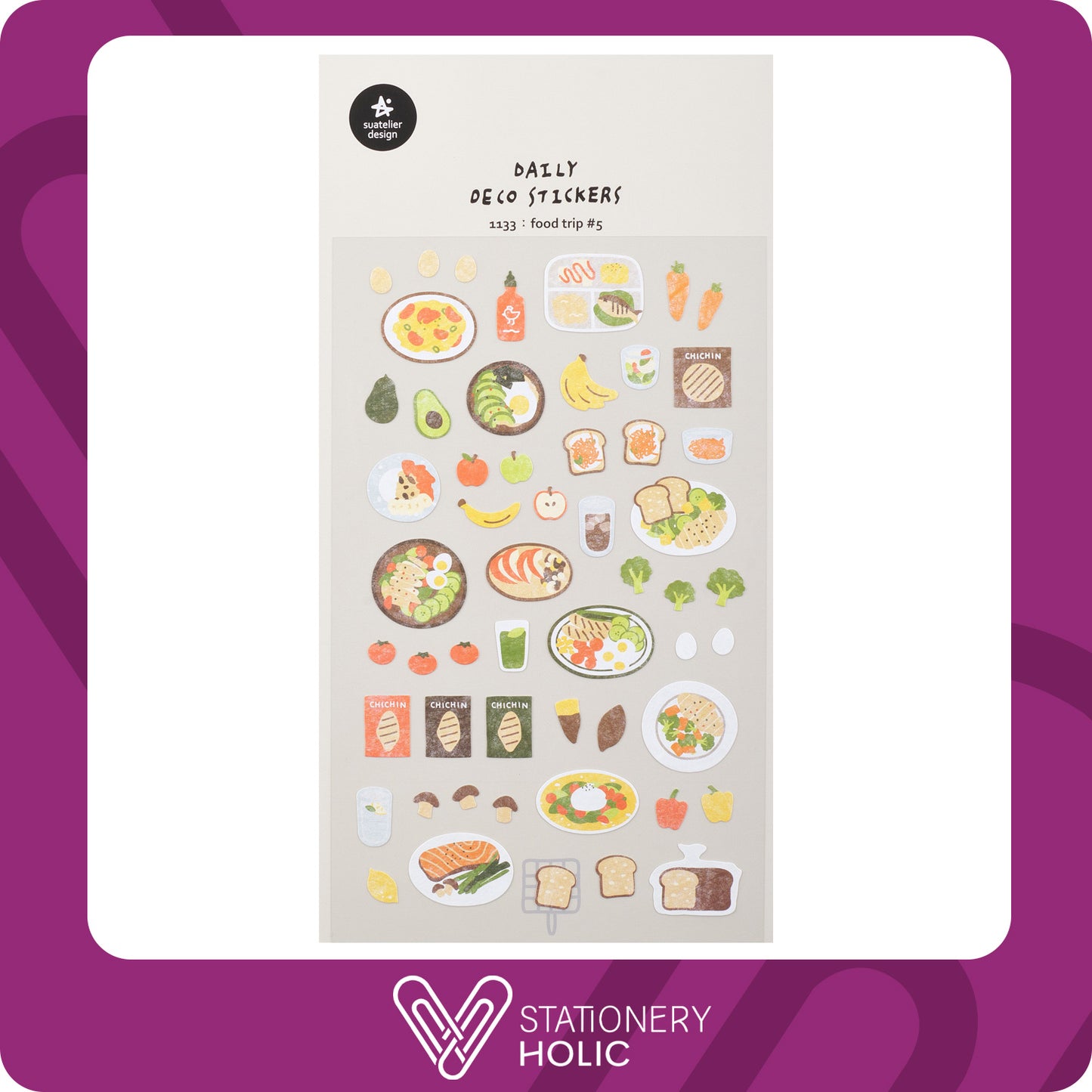 Suatelier - Stickers - Food Trip #5