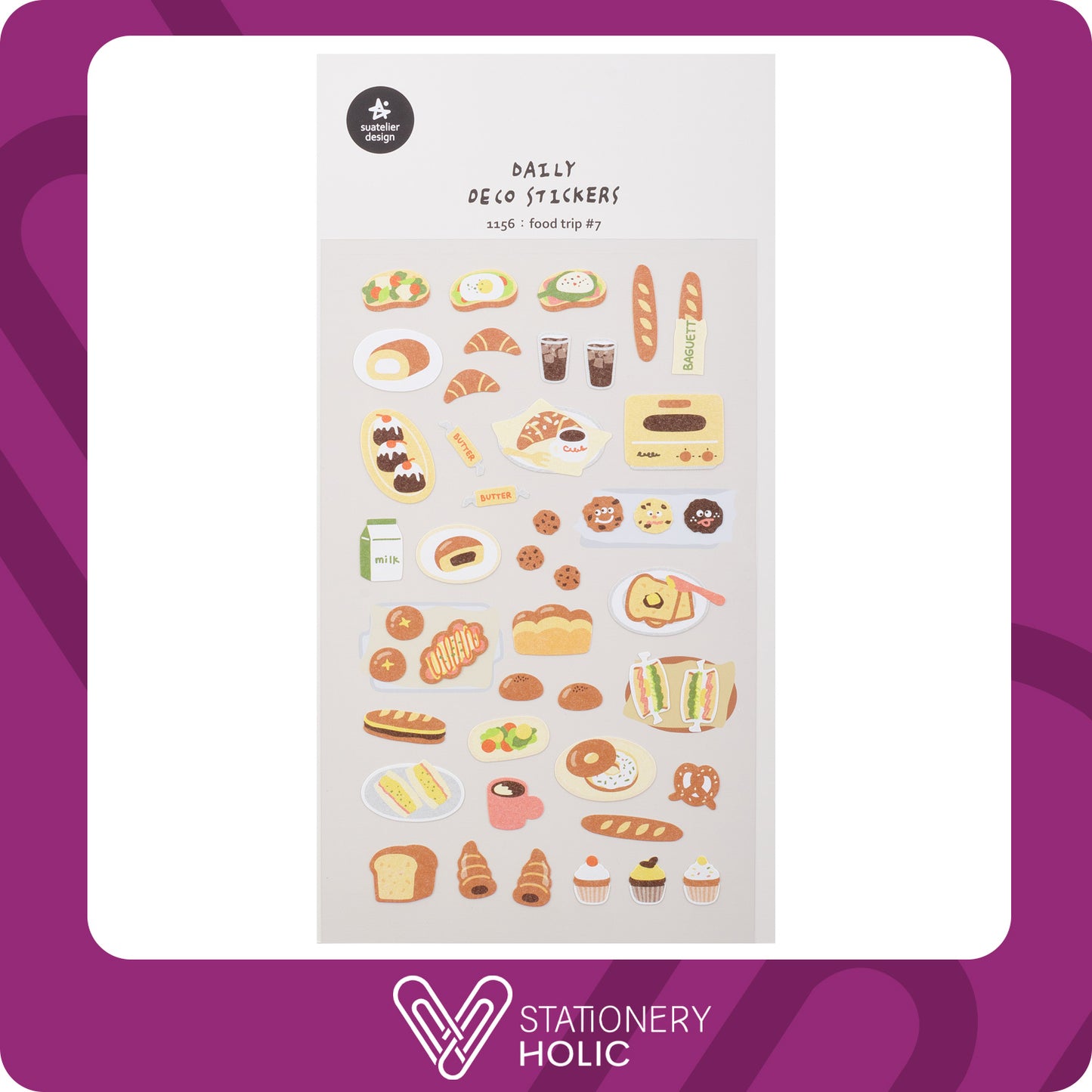Suatelier - Stickers - Food Trip #7