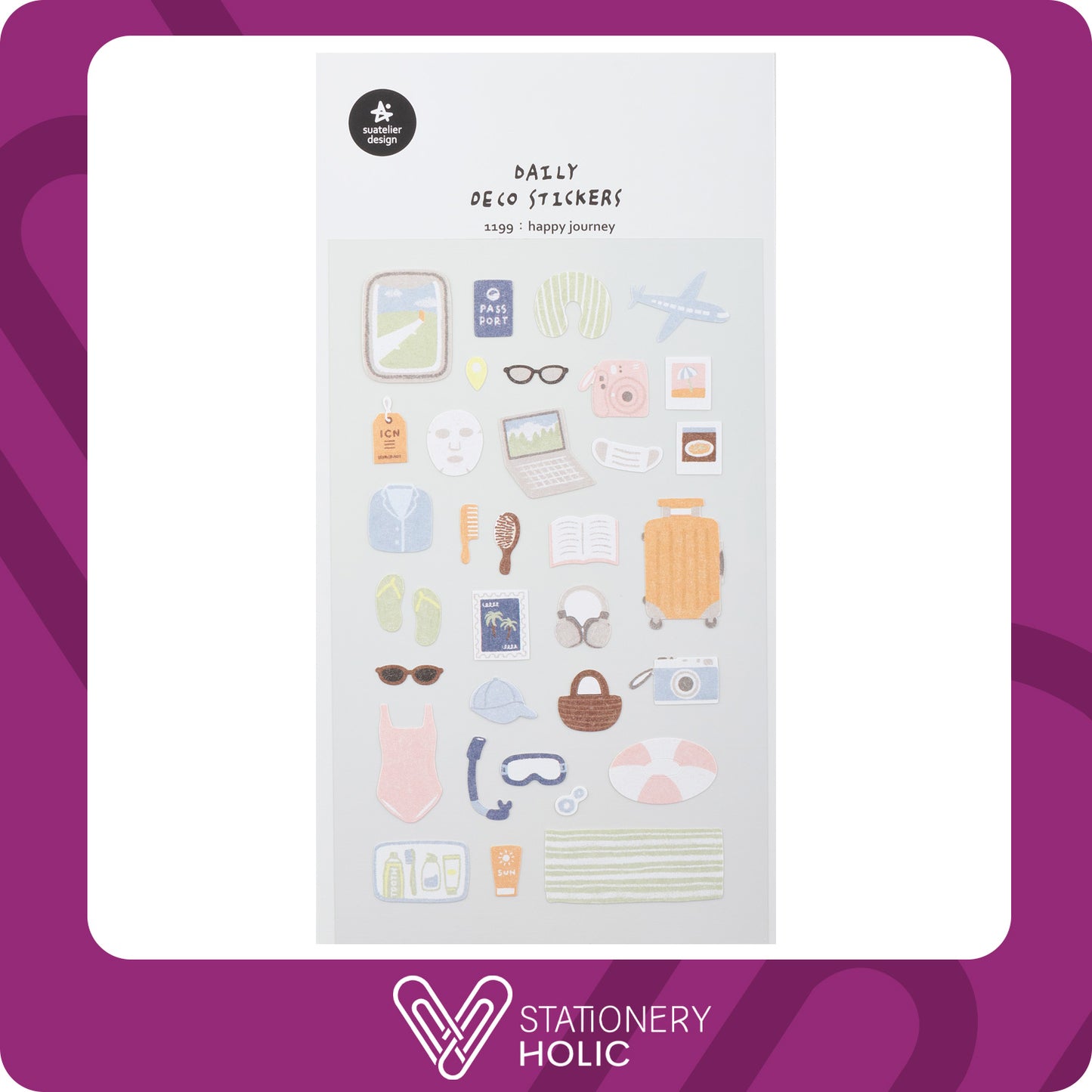 Suatelier - Stickers - Happy Journey