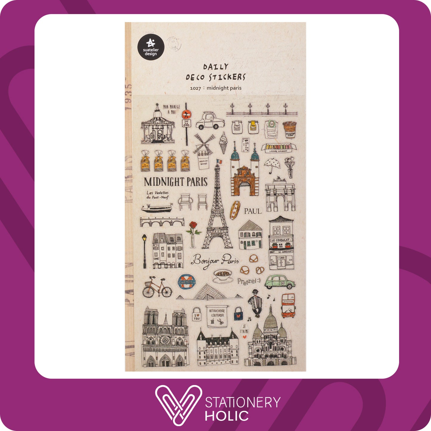 Suatelier - Stickers - Midnight Paris