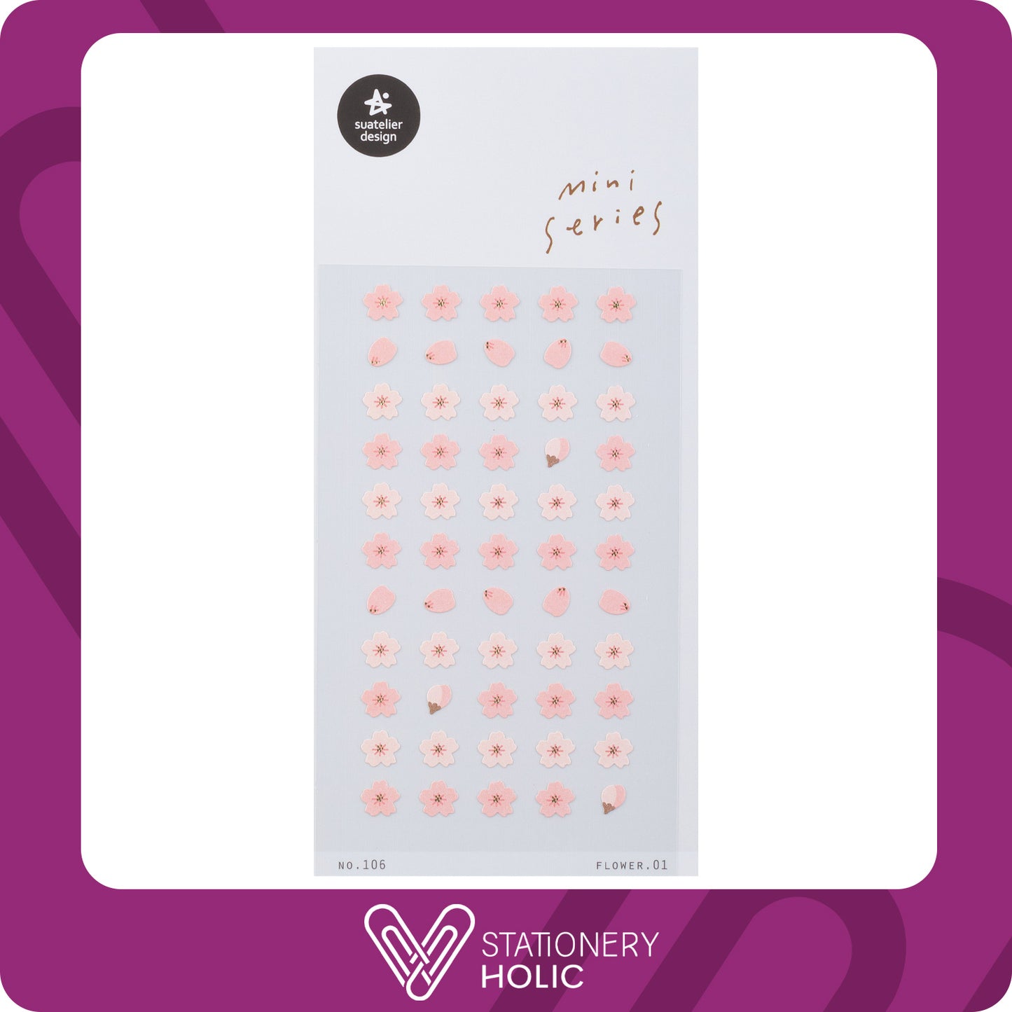 Suatelier - Stickers Mini - Flower 01