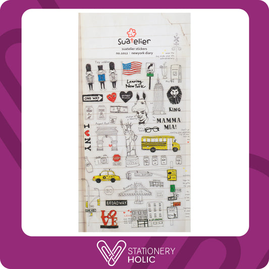 Suatelier - Stickers - Newyork Diary