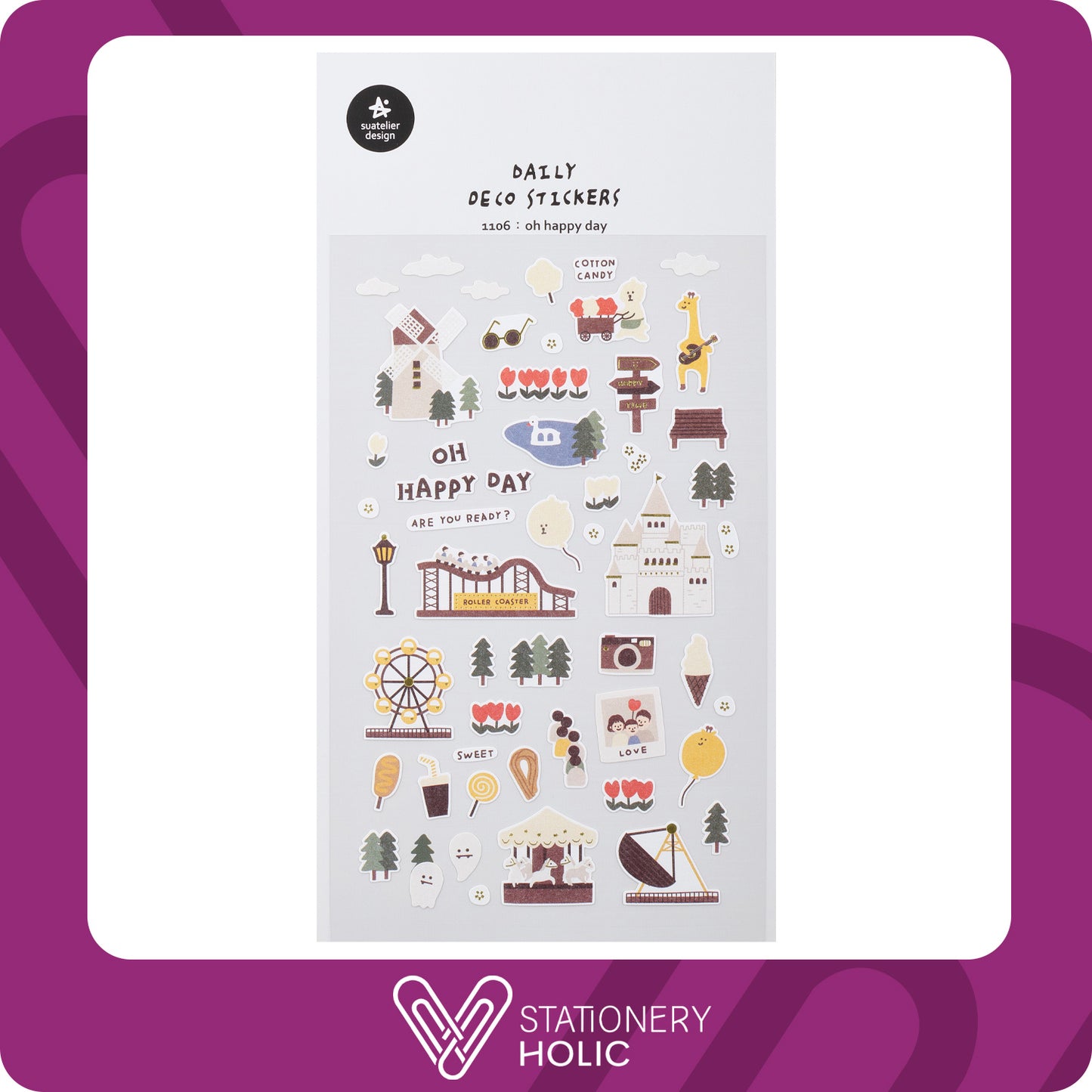 Suatelier - Stickers - Oh Happy Day