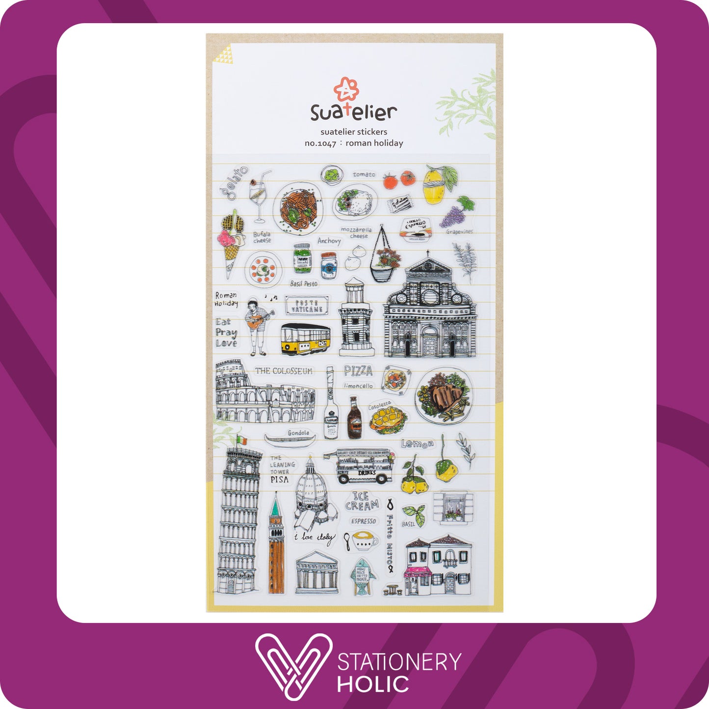 Suatelier - Stickers - Roman Holiday