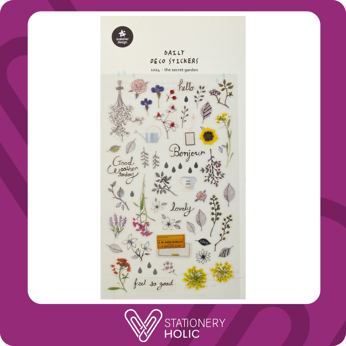 Suatelier - Stickers - The Secret Garden