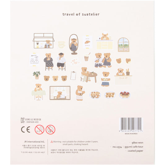 Suatelier - Stickers Travel - Ggumi Cafe Tour