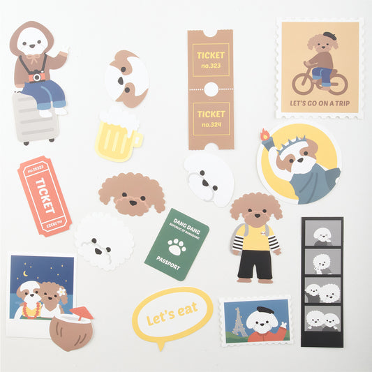 Suatelier - Stickers Travel - Let's Go On A Trip
