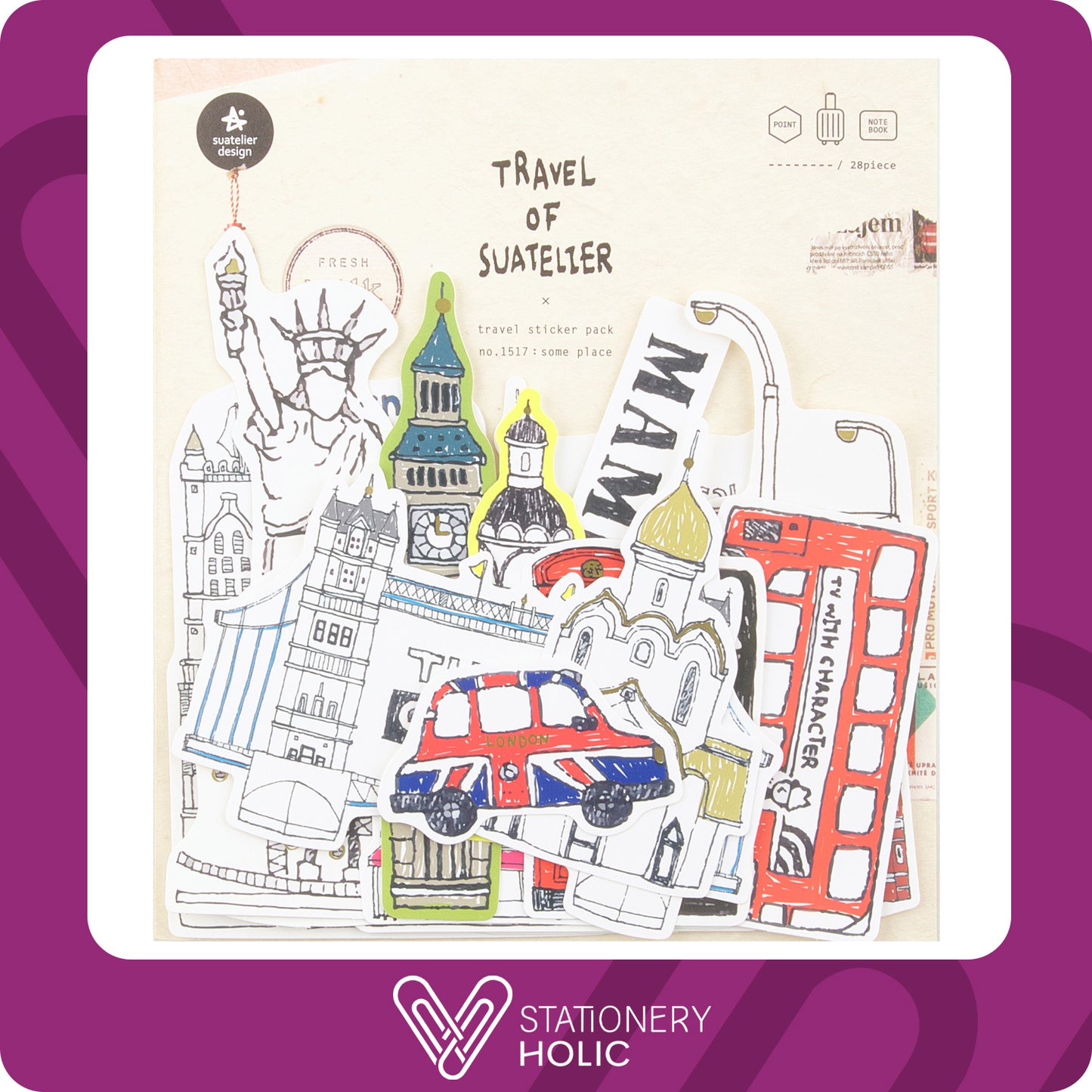 Suatelier - Stickers Travel - Some Place