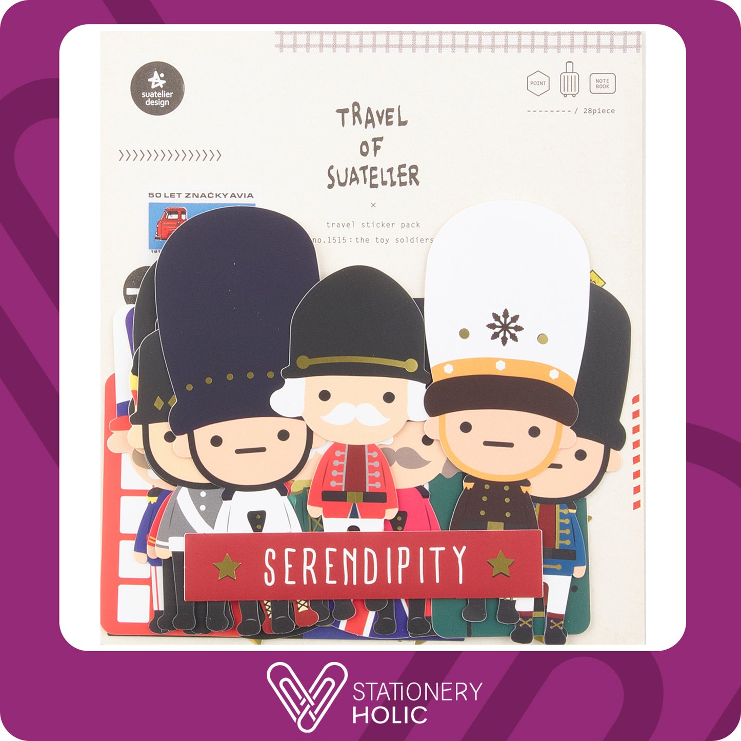 Suatelier - Stickers Travel - The Toy Soldiers
