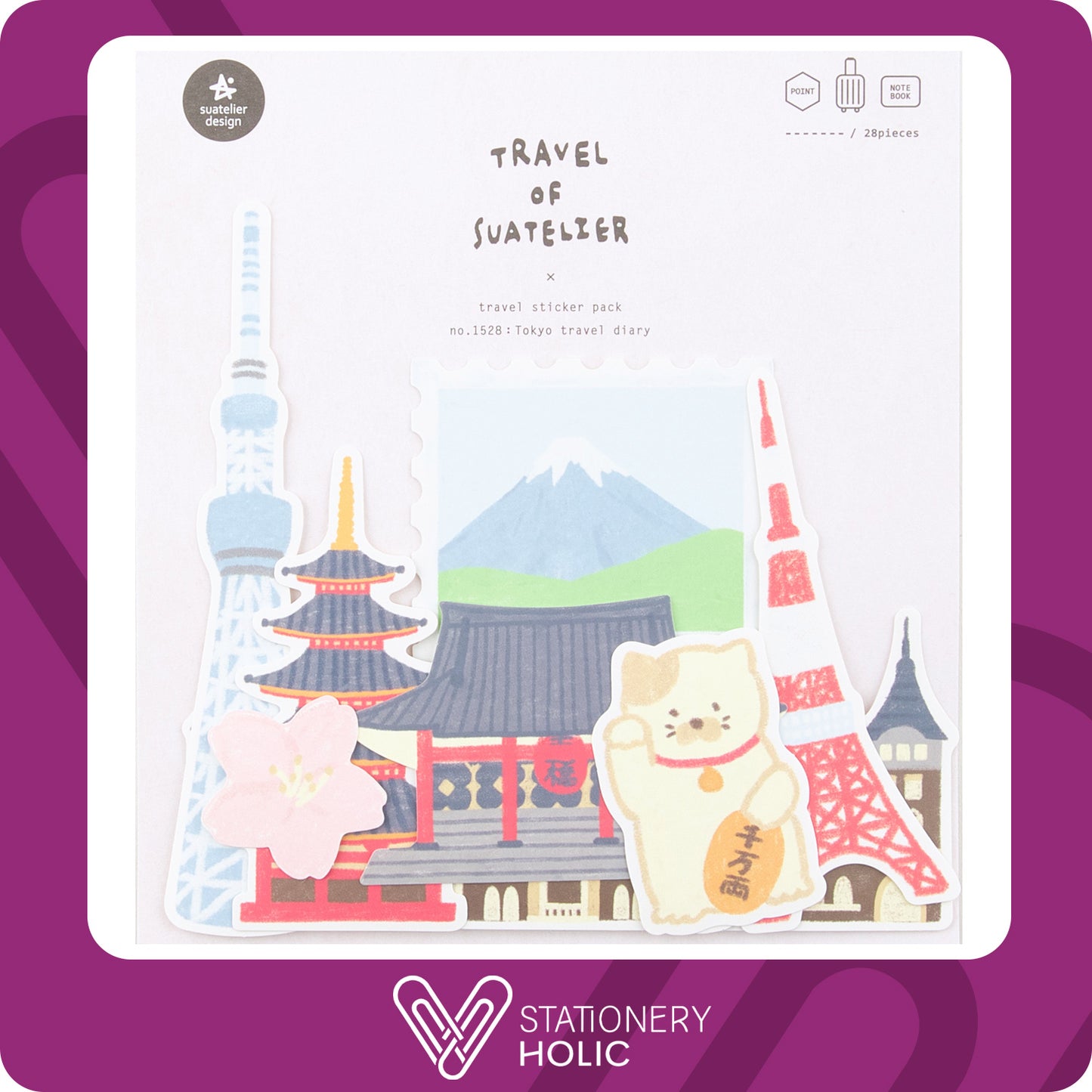 Suatelier - Stickers Travel - Tokyo Travel Diary