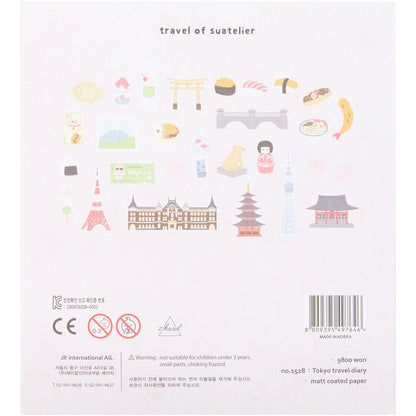 Suatelier - Stickers Travel - Tokyo Travel Diary
