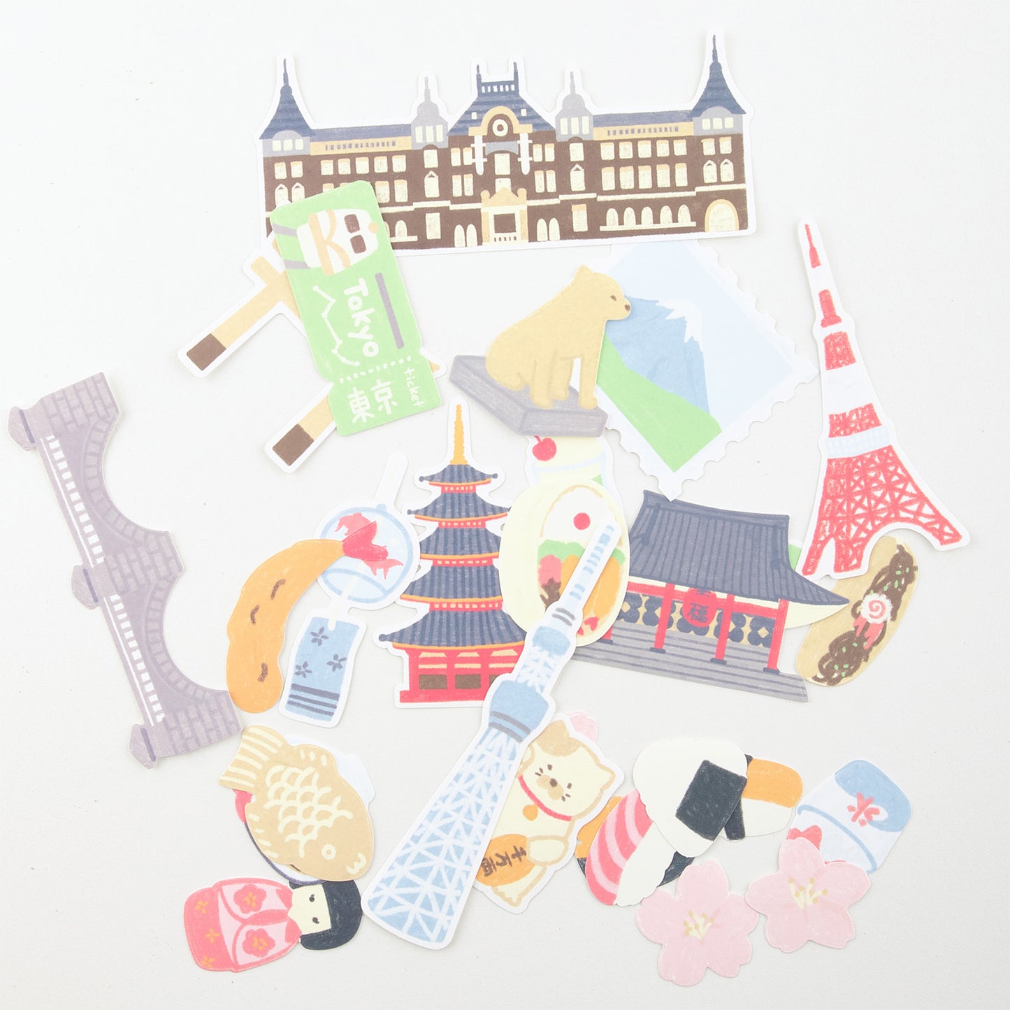 Suatelier - Stickers Travel - Tokyo Travel Diary