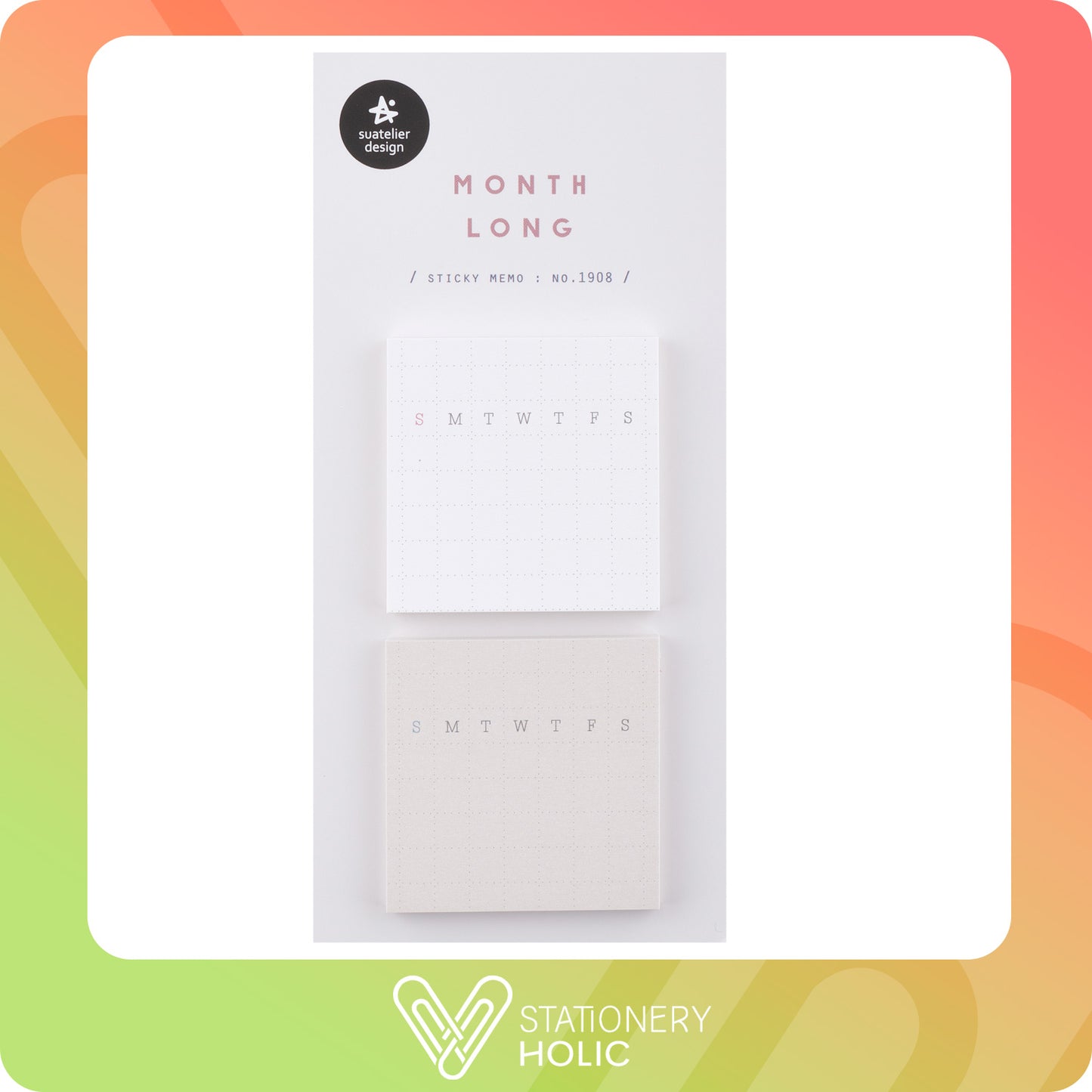Suatelier - Sticky Notes - Month Long