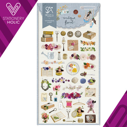 Suatelier - Stickers Sonia Design - Antique Floral