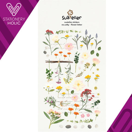 Suatelier - Stickers - Flower Letter