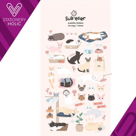 Suatelier - Stickers - Meow