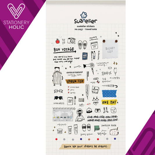 Suatelier - Stickers - Travel Note