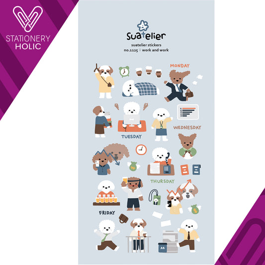 Suatelier - Stickers - Work And Work