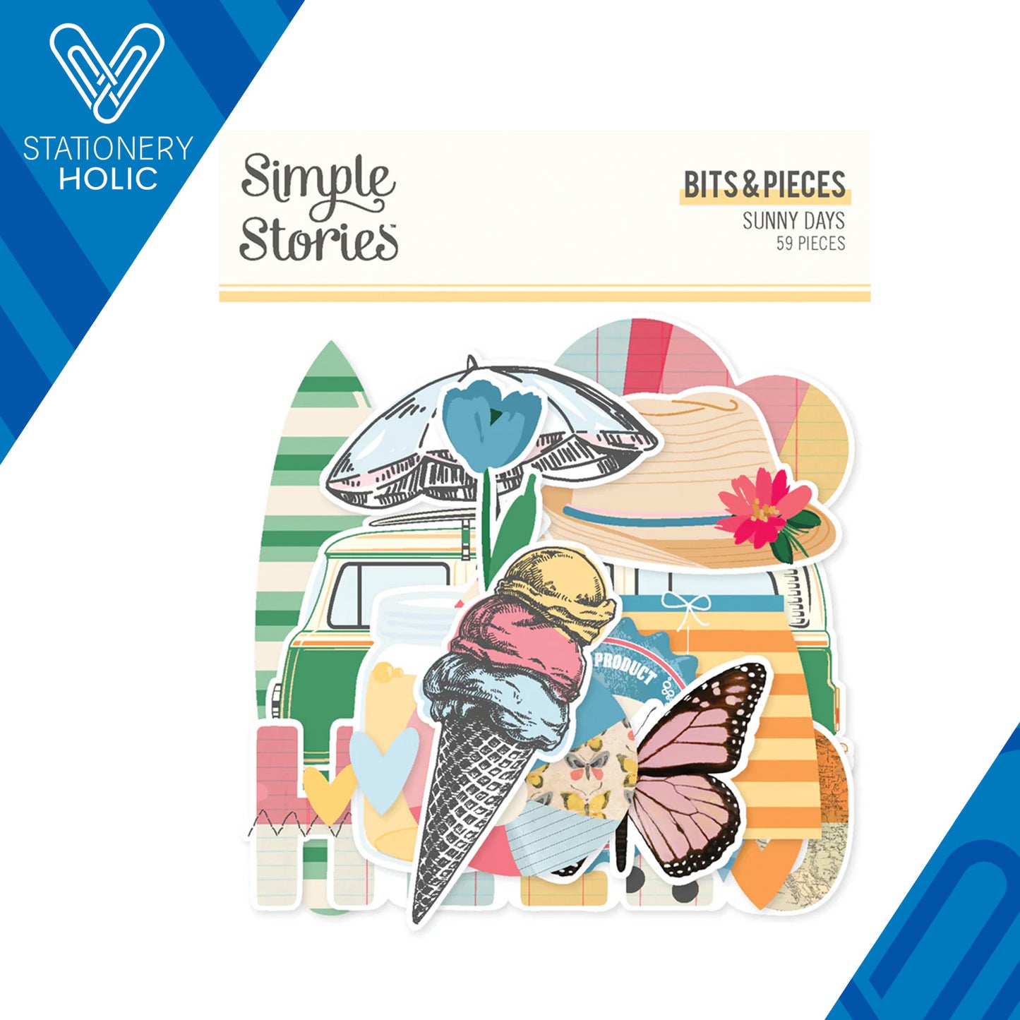 Simple Stories - Bits & Pieces - Sunny Days