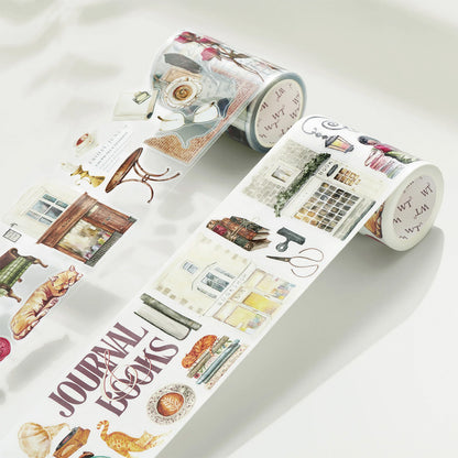 The Washi Tape Shop - Washi o PET Stickers WL - Cats and Books