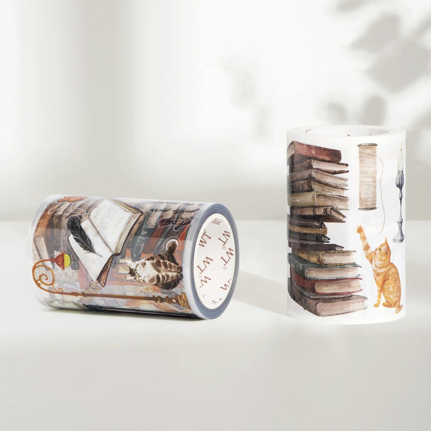 The Washi Tape Shop - Washi o PET Stickers WL - Cats and Books
