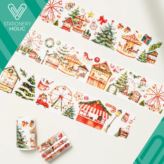 The Washi Tape Shop - Washi o PET Stickers WL - Christmas Market