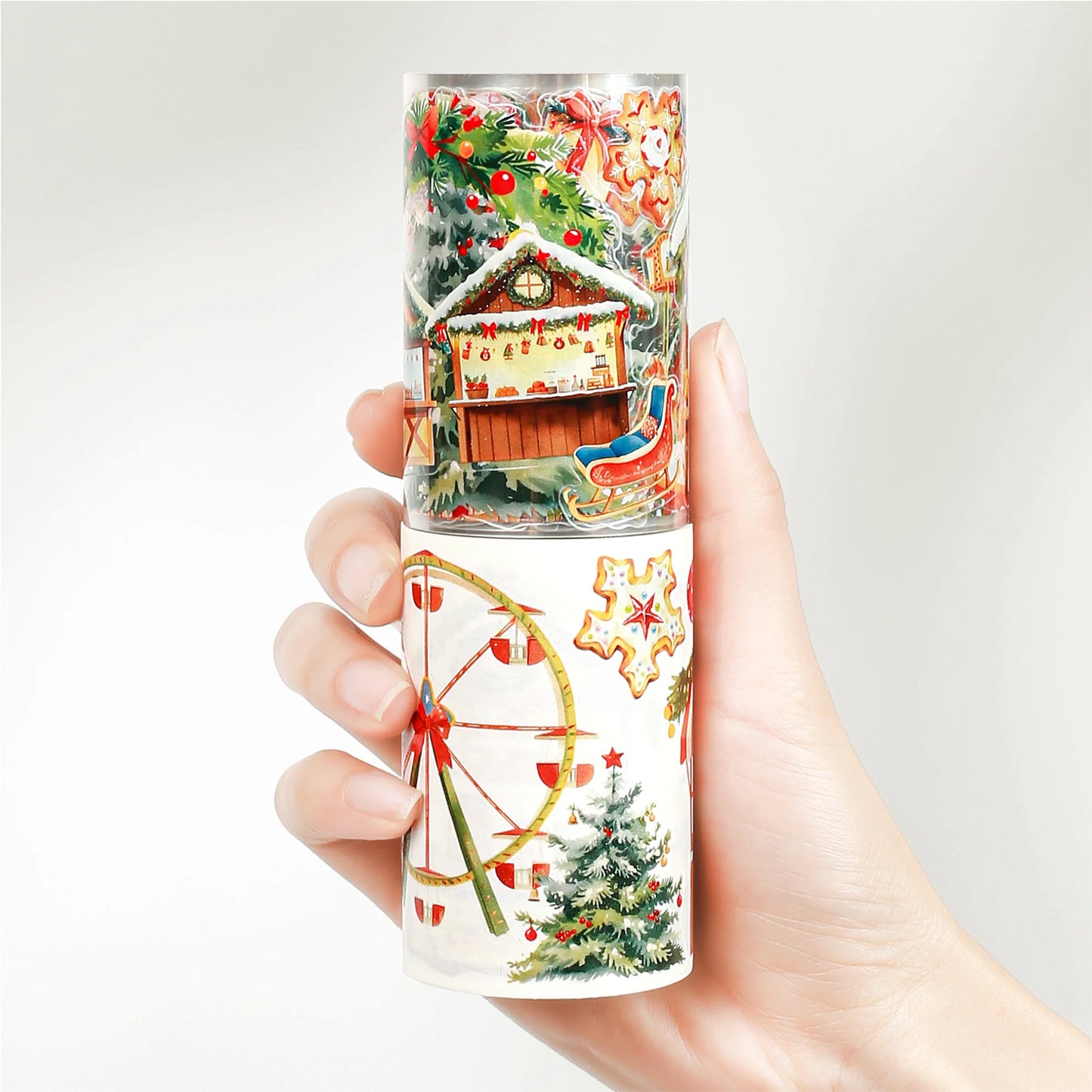 The Washi Tape Shop - Washi o PET Stickers WL - Christmas Market
