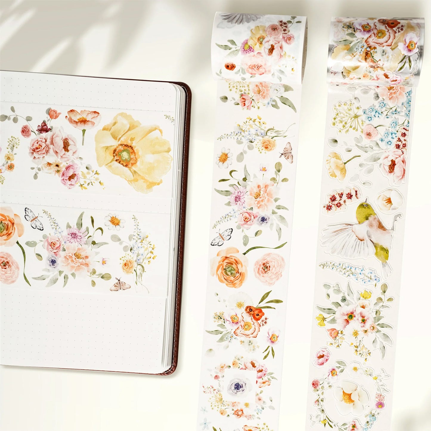 The Washi Tape Shop - Washi o PET Stickers WM - Floral Finch