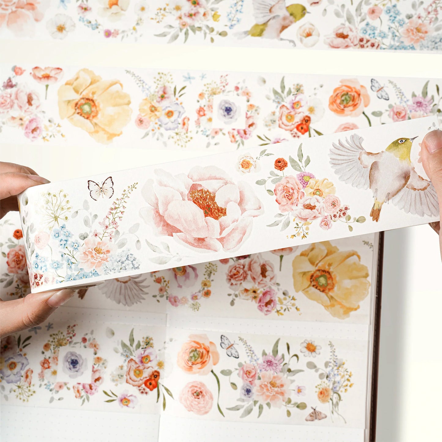 The Washi Tape Shop - Washi o PET Stickers WM - Floral Finch
