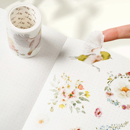 The Washi Tape Shop - Washi o PET Stickers WM - Floral Finch