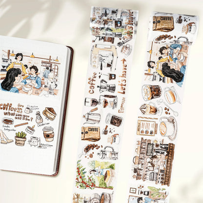 The Washi Tape Shop - Washi o PET Stickers WL - Life of Coffee